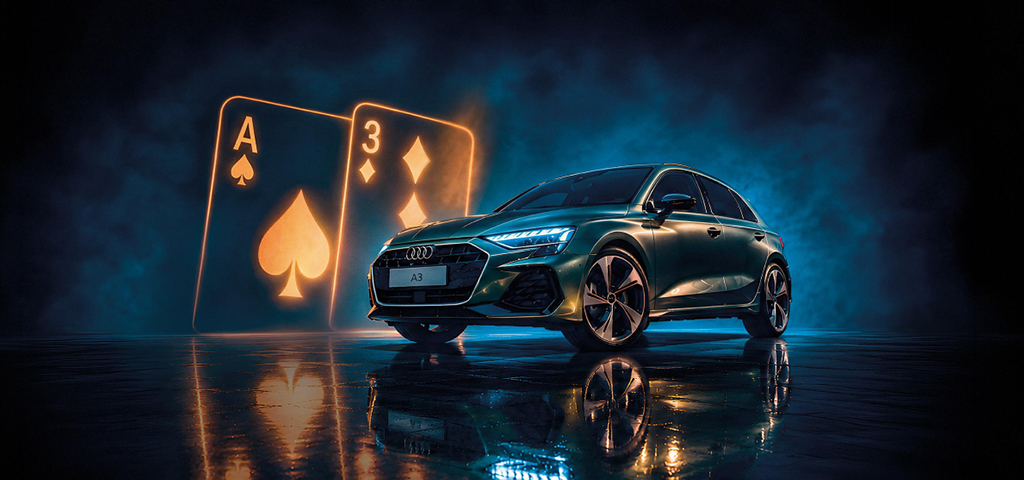 Cartes à jouer et Audi A3 à gagner